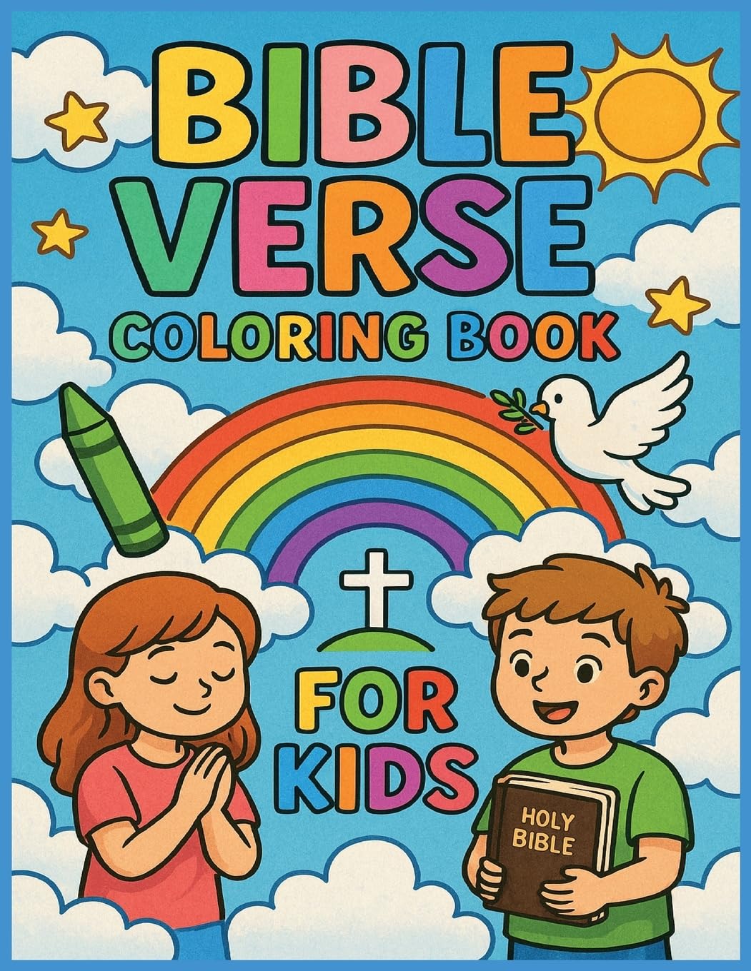 Bible Verse Coloring Book for Kids Non-fiction