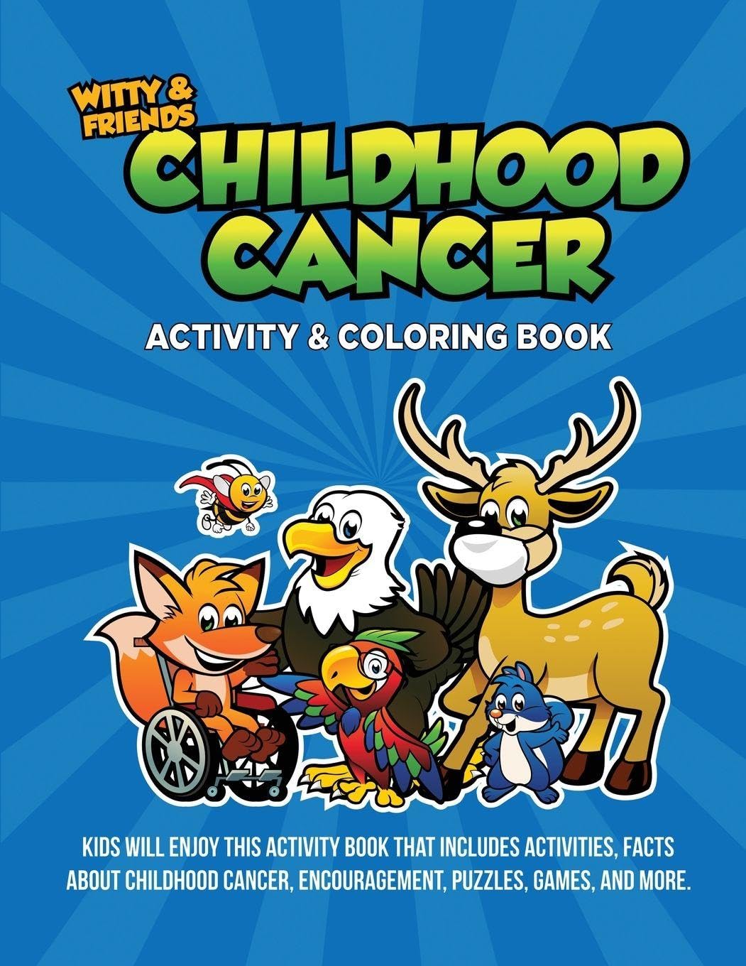 Childhood Cancer Activity & Coloring Book Tiptoi & Games