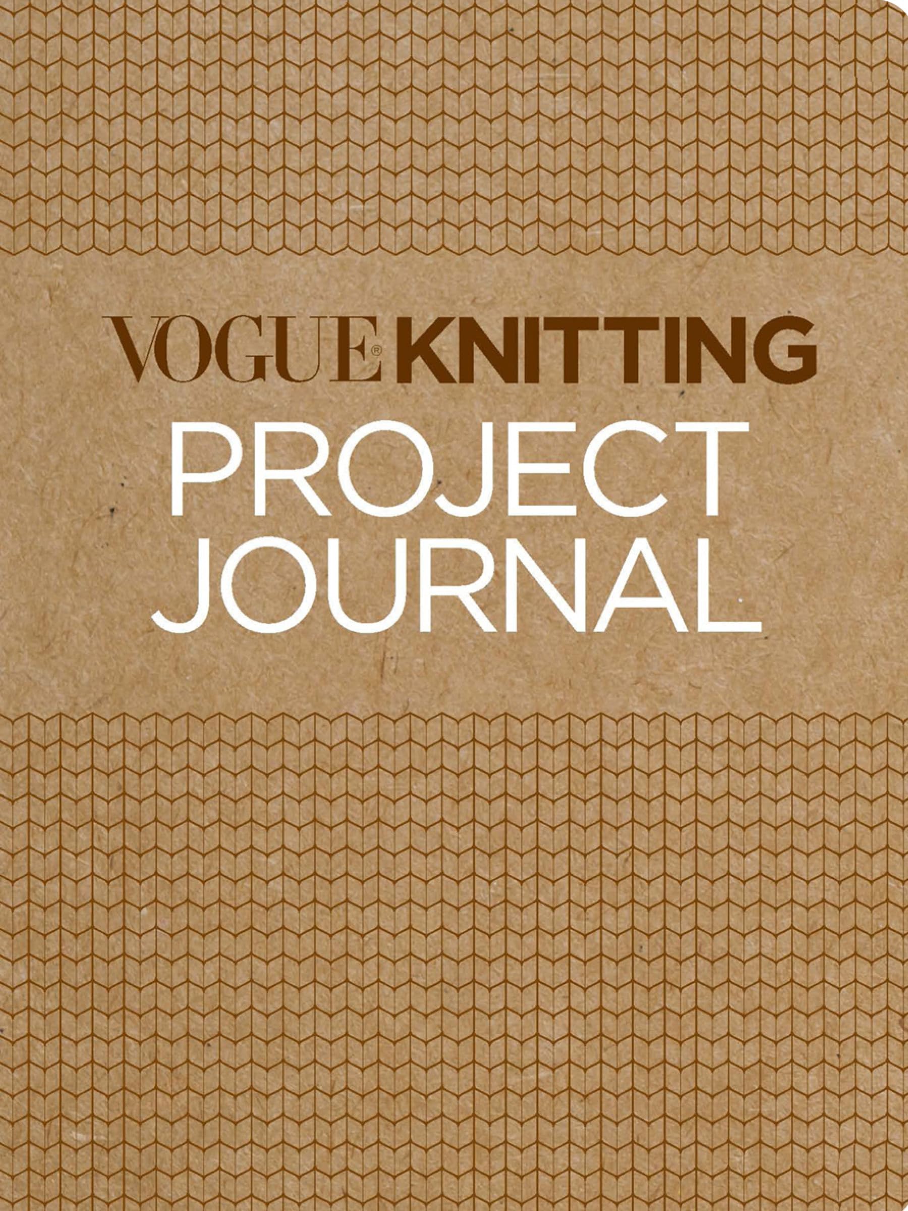 Vogue(r) Knitting Project Journal Hobbies & Crafts