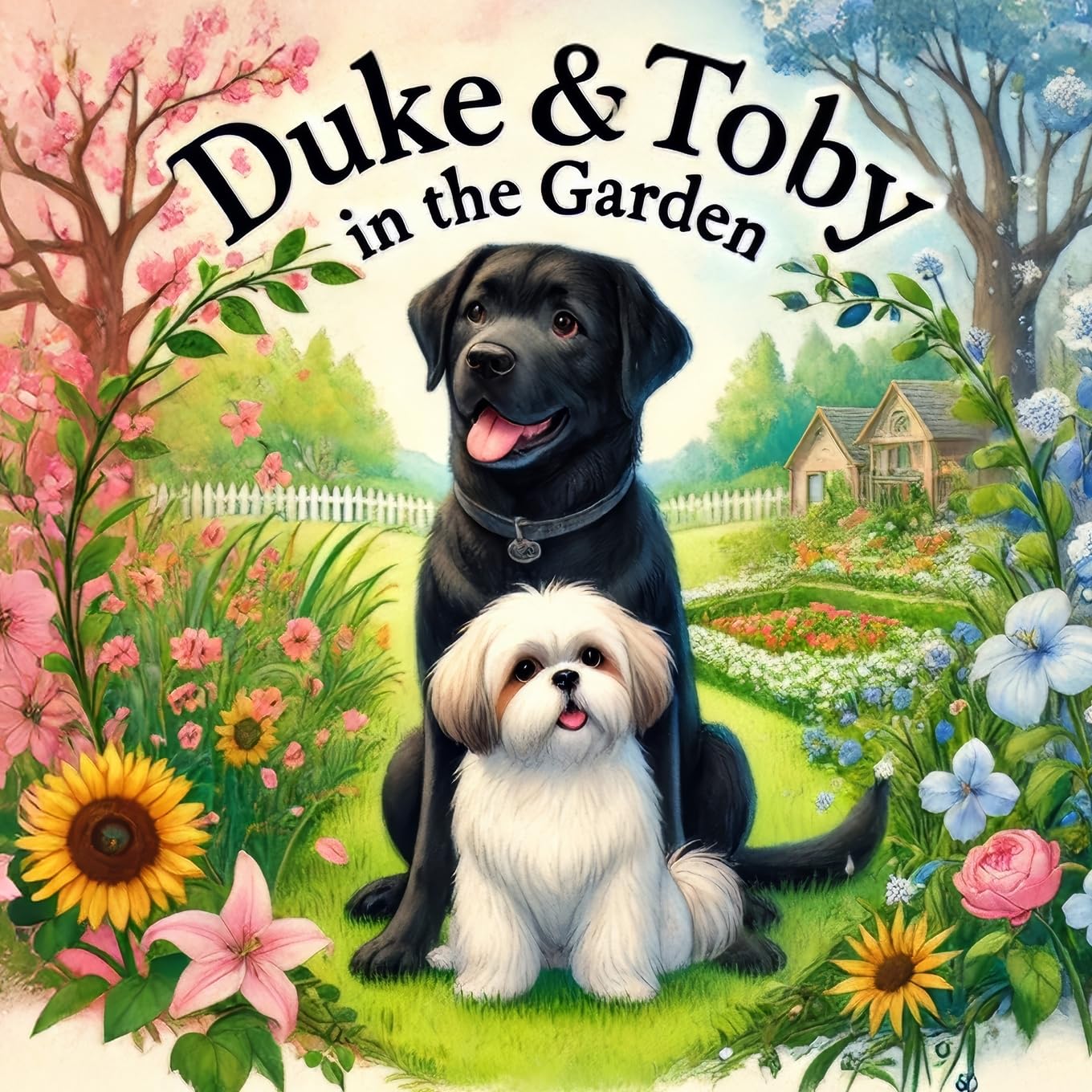 Duke and Toby In The Garden Novels & Short Stories