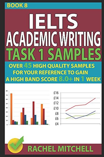 Ielts Academic Writing Task 1 Samples: Over 45 High Quality Samples for Your Reference to Gain a High Band Score 8.0+ In 1 Week (Book 8) Learning & Reference