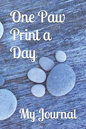 One Paw Print a Day: Five Years of Memories Stone Paw Print Design Diary/Journal book