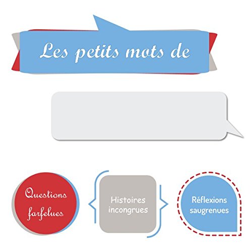 Product Image: Les petits mots de: rouge - bleu - gris