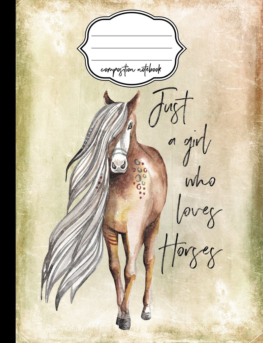 Just a Girl Who Loves Horses Composition Notebook: College Ruled Writer's Notebook or Journal for School / Work / Journaling (Horse Notebooks, Band 1) Books