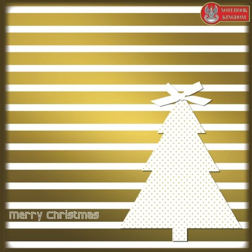 Notebook Kingdom: Christmas Notebook Journal To Write In Lined Paper 100 Pages 8.25"x8.25" Matte Cover Finish Gold Seal Christmas Business, Finance & Career