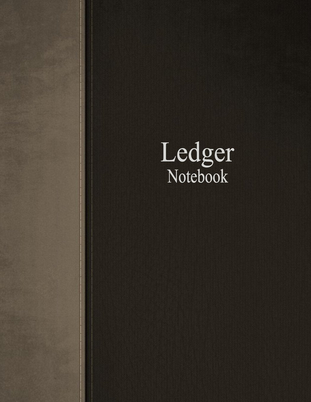 Ledger Notebook: Columnar Ruled Ledger, 4 Columns, 8.5x11 Inches, 100 Pages Business, Finance & Career