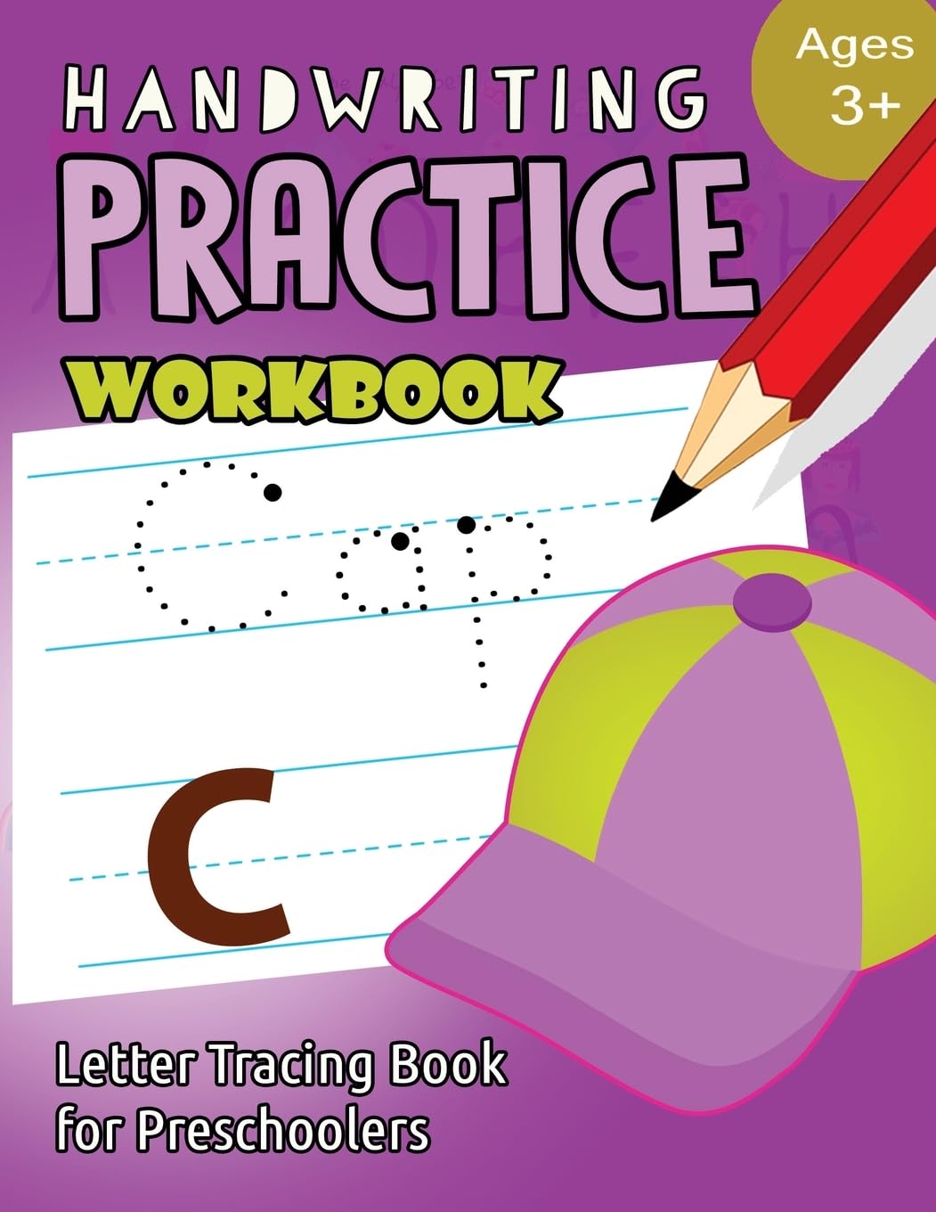 Handwriting Practice Workbook Age 3+: tracing letters and numbers for preschool,Language Arts & Reading For Kids Ages 3-5 (Workbook at Home, Band 3) Tiptoi & Games