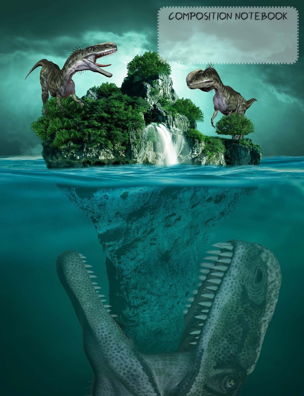 Product Image: Dinosaur Island Wide Rule Composition Notebook