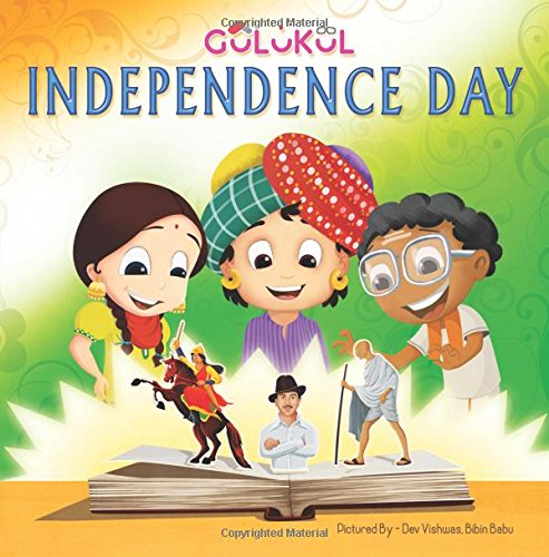 Independence Day Hindi/English Bilingual Book for Kids Manga