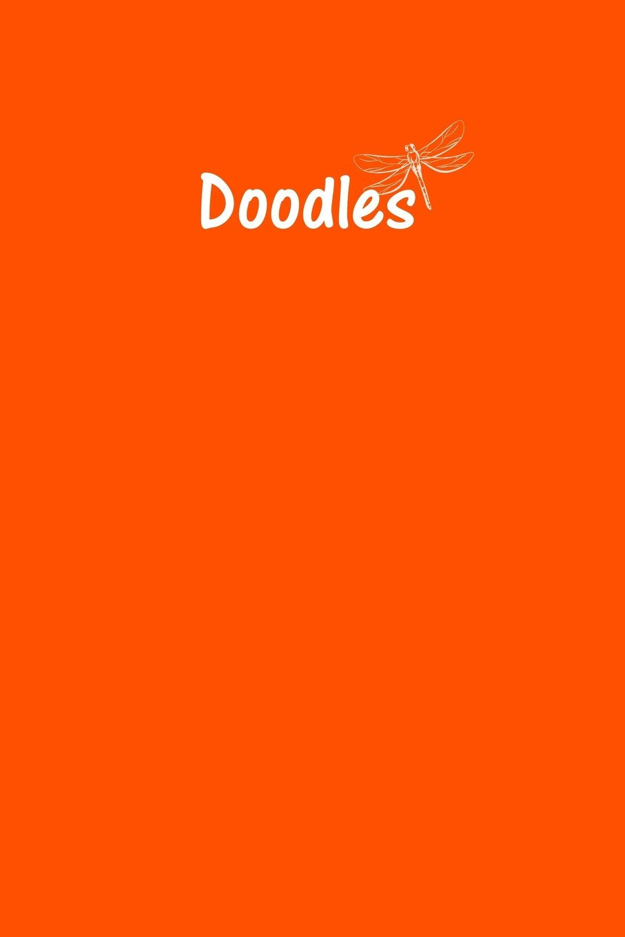 Doodles Journal - Great for Sketching, Doodling, Project Planning or Brainstorming: Medium Ruled, Soft Cover, 6 x 9 Journal, International Orange, 200 Pages Non-fiction