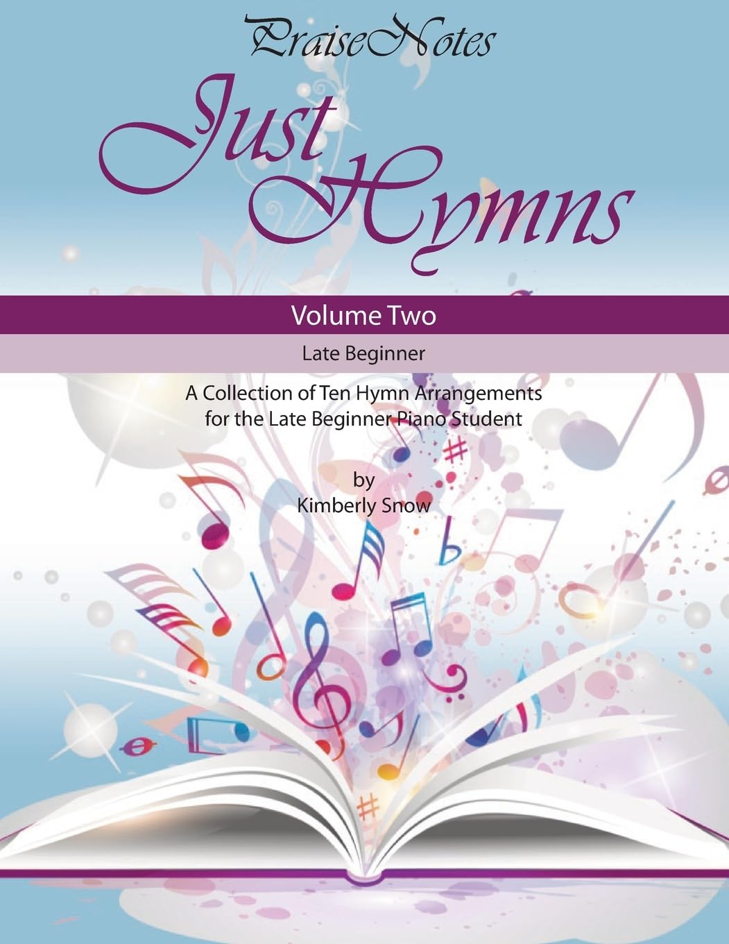 Just Hymns (Volume 2): A Collection of Ten Easy Hymns for the Early/Late Beginner Piano Student Sheet Music