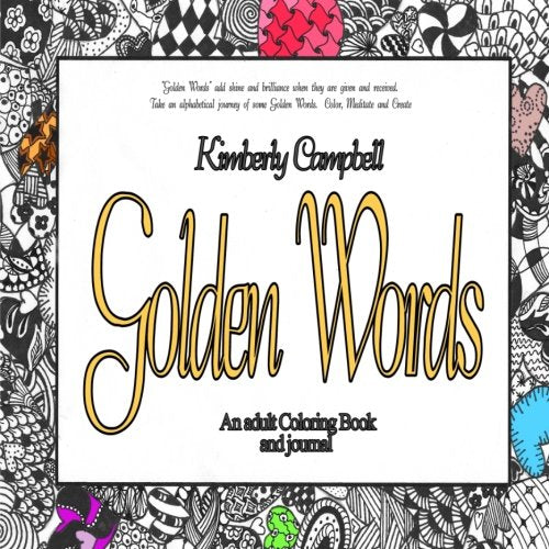 Golden Words An Adult Coloring Book and Journal Film, Art & Culture