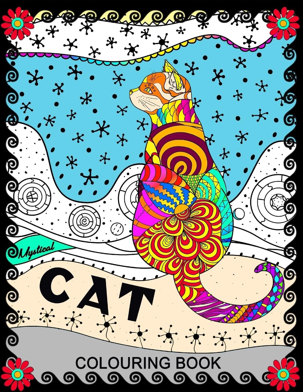 Mystical Cat Colouring book: Coloring Pages for Adults Great Cat and Kitten Design Hobbies & Crafts