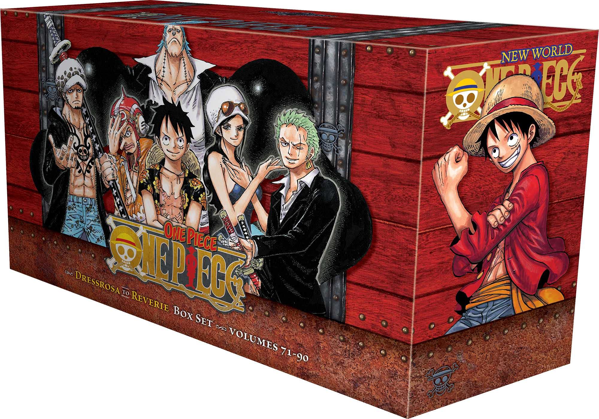 One Piece Box Set 4: Dressrosa to Reverie: Volumes 71-90: Volumes 71-90 with Premium (ONE PIECE GN BOX SET, Band 4) Manga