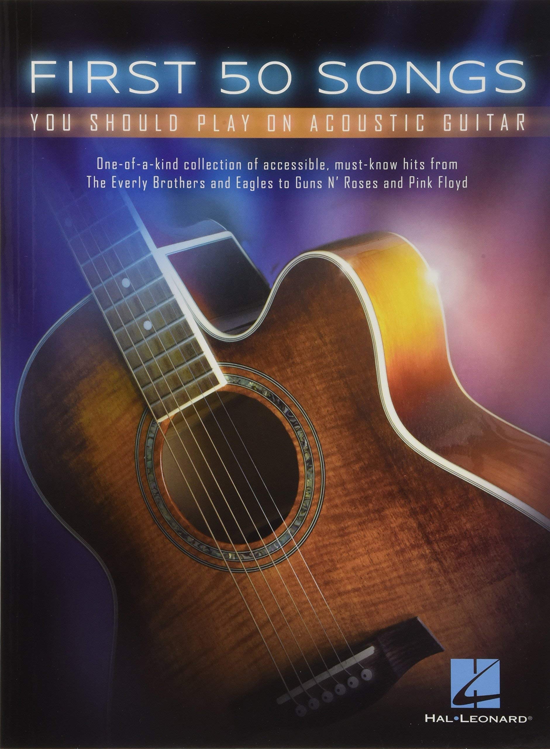 First 50 Songs You Should Play On Acoustic Guitar Books