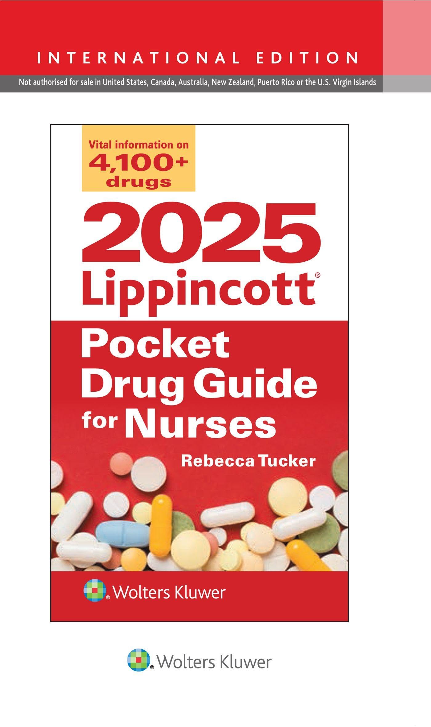 2025 Lippincott Pocket Drug Guide for Nurses Medicine