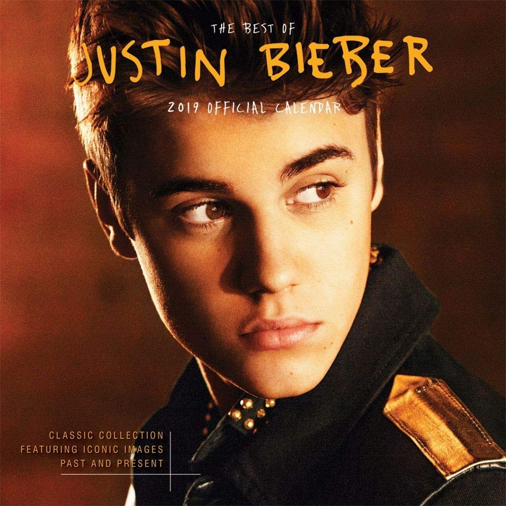 Justin Bieber 2019 - 18-Monatskalender: Original BrownTrout-Kalender (Wall-Kalender) Photography