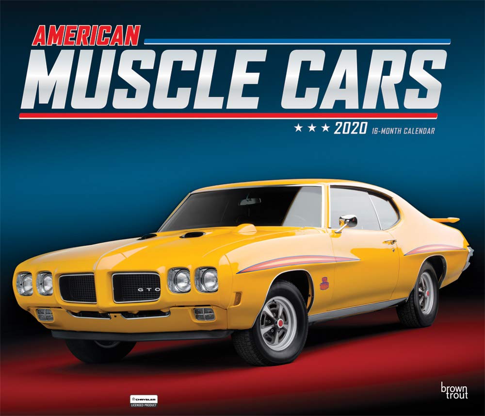 American Muscle Cars 2020 Calendar: Foil Stamped Cover Arts & Culture Books