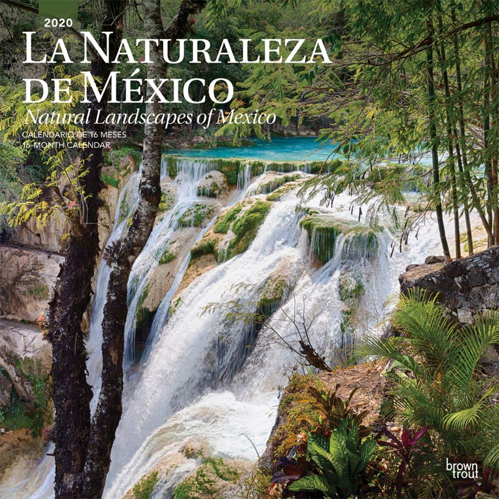 La Naturaleza de Mexico/ Natural Landscapes of Mexico 2020 Calendar Mathematics