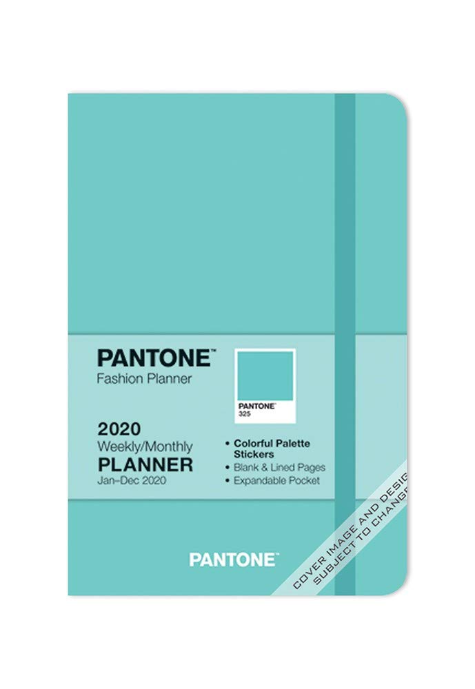 Pantone 2020 Fashion Weekly-Monthly Planner: Glacier Blue Books