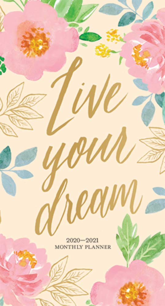 Bonnie Marcus Live Your Dream 2020-2021 Monthly Planner Garden & Plants