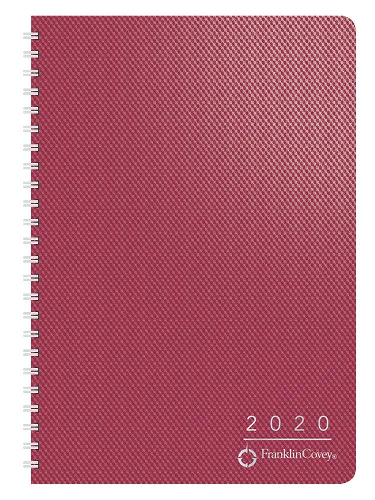 Franklincovey Weekly 2020 Planner: Flexible Red Grape Books