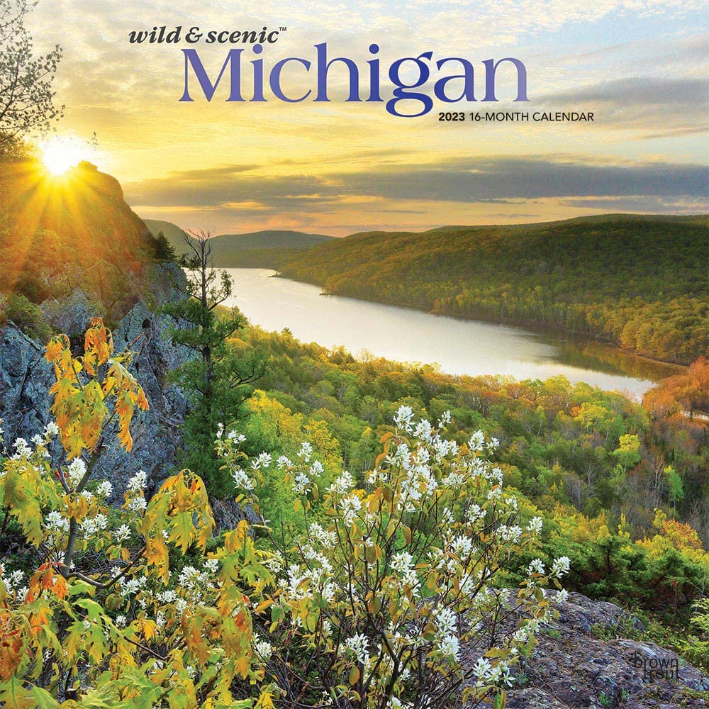 Michigan Wild & Scenic 2023 Square Foil Calendars
