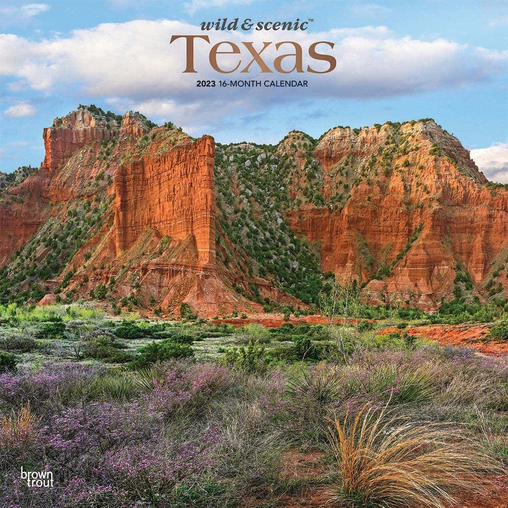 Texas Wild & Scenic 2023 Square Foil Calendars