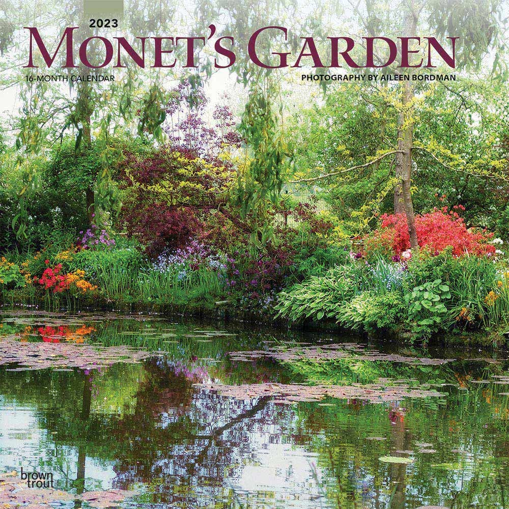 Monet's Garden 2023 Square Calendar Calendars