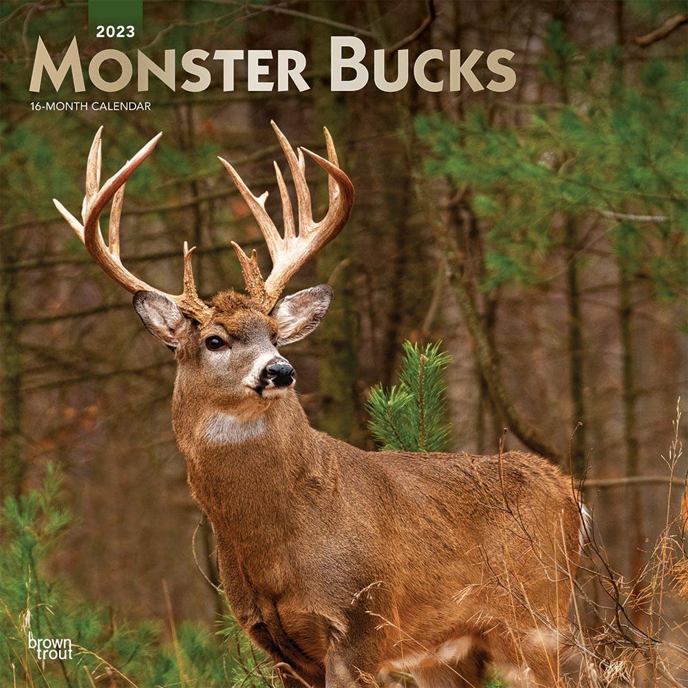 Monster Bucks 2023 Square Foil Calendars