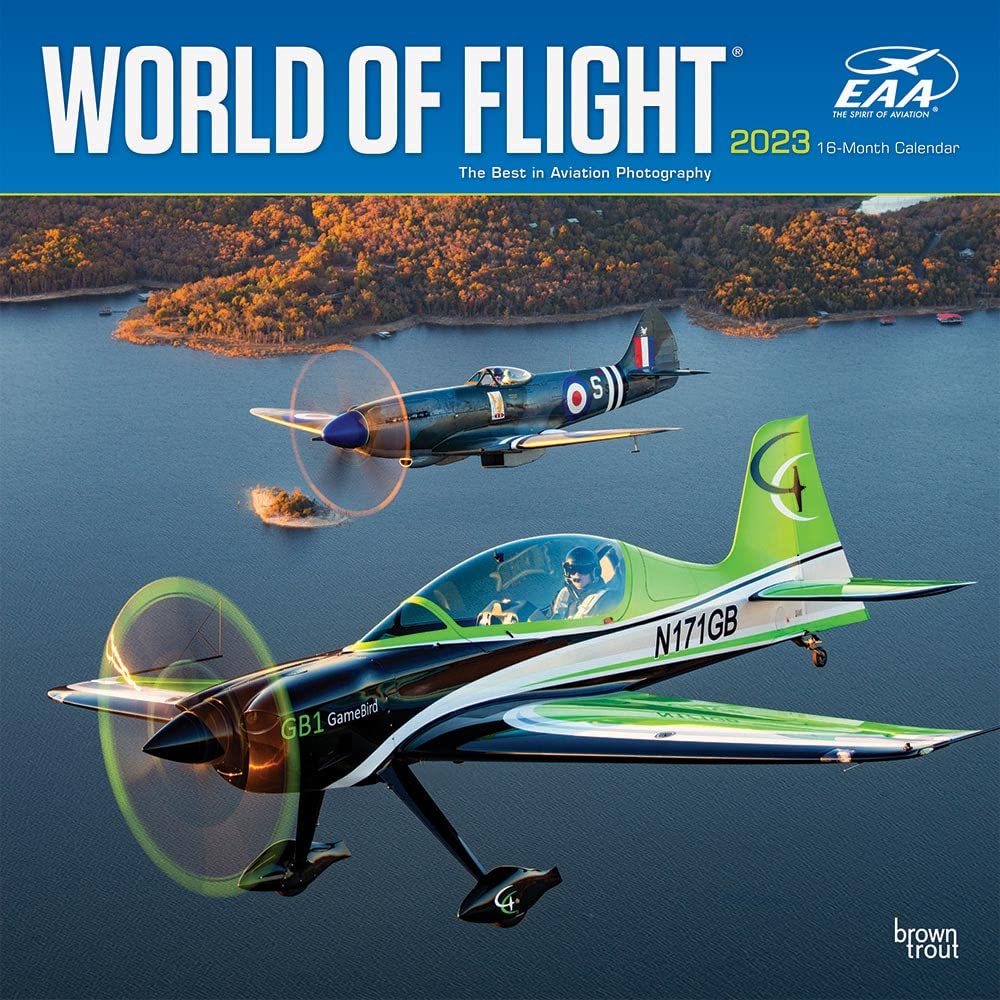 Airplanes, World of Flight Eaa 2023 Square Calendars