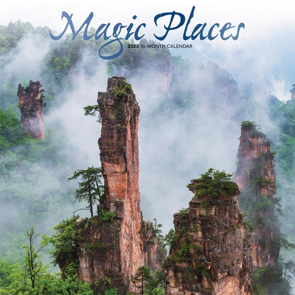 Magic Places 2023 Square Foil Calendars
