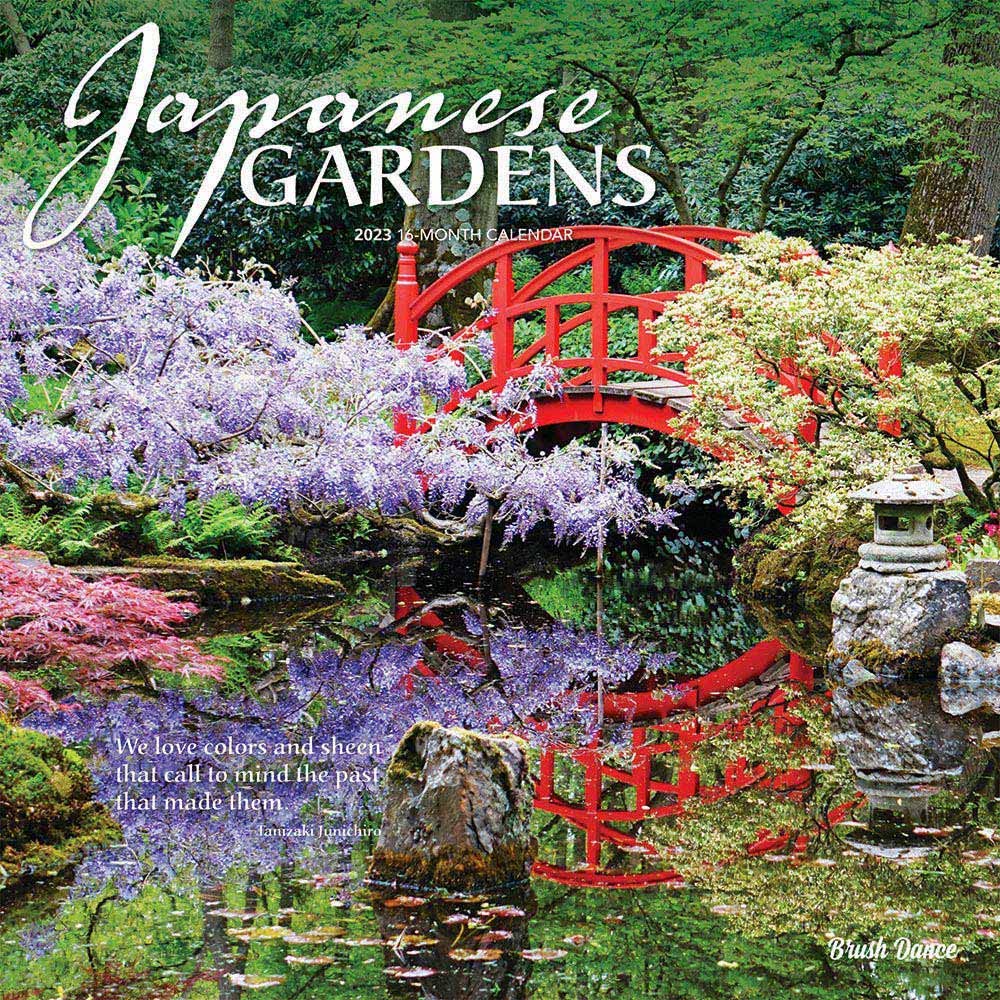 Japanese Gardens 2023 Square Brush Dance Garden & Plants