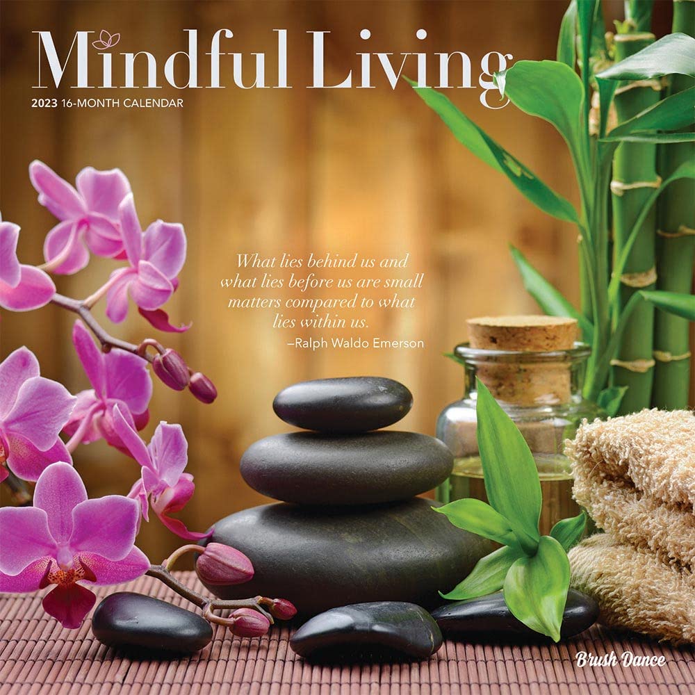 Mindful Living 2023 Square Brush Dance Calendar Calendars
