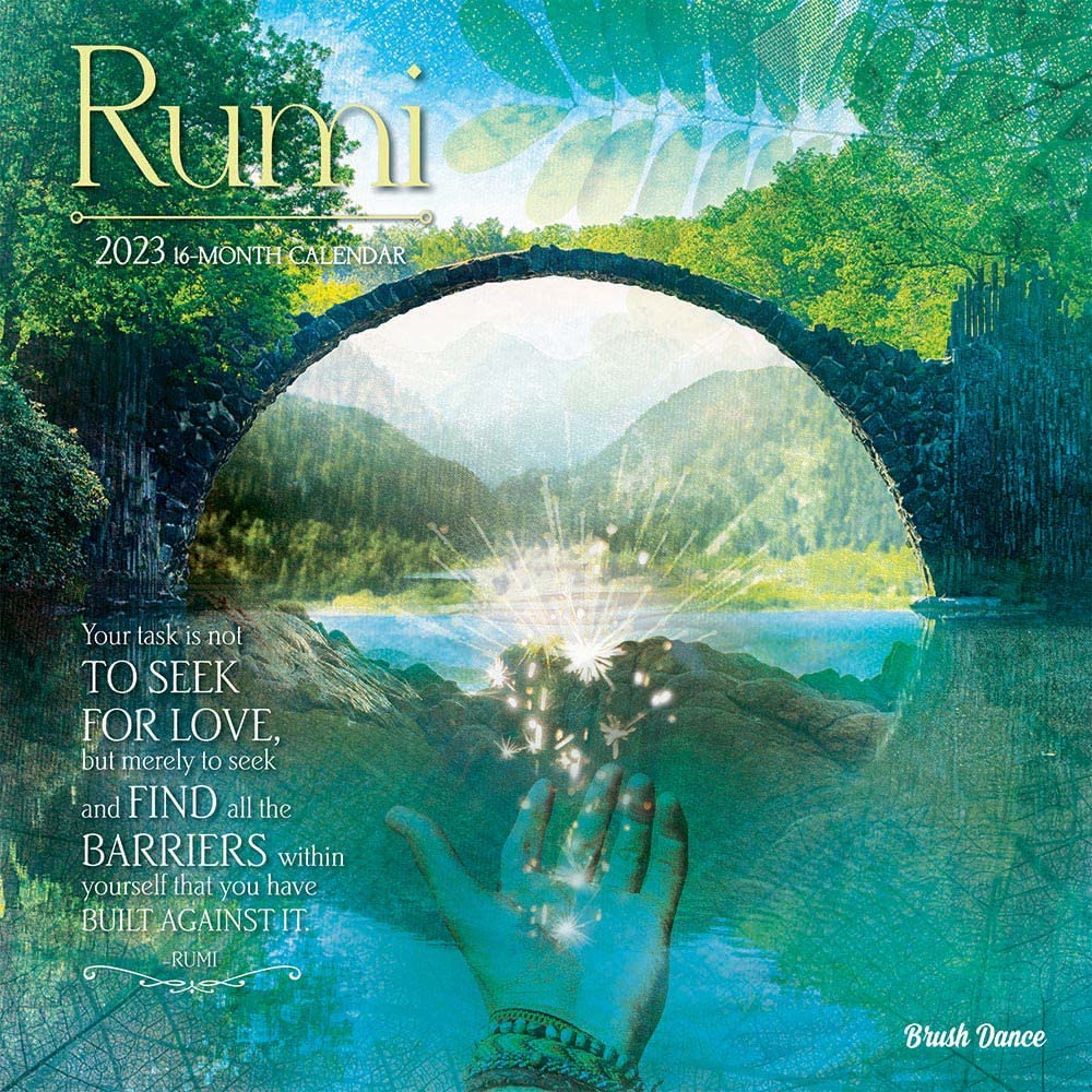 Poetry of Rumi 2023 Square Brush Dance Books