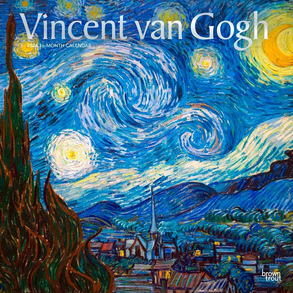 Vincent Van Gogh 2024 Square Foil Calendars