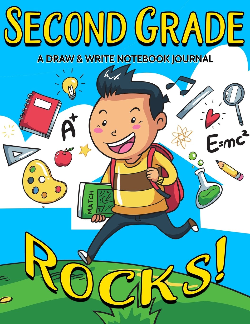 Second Grade Rocks! A Draw and Write Notebook Journal: 120 Pages With Drawing Box on Top Half of Page and Lines on Bottom Half School Composition and ... Boys - 8.5 by 11 inches (Kool Kidz, Band 74) Tiptoi & Games