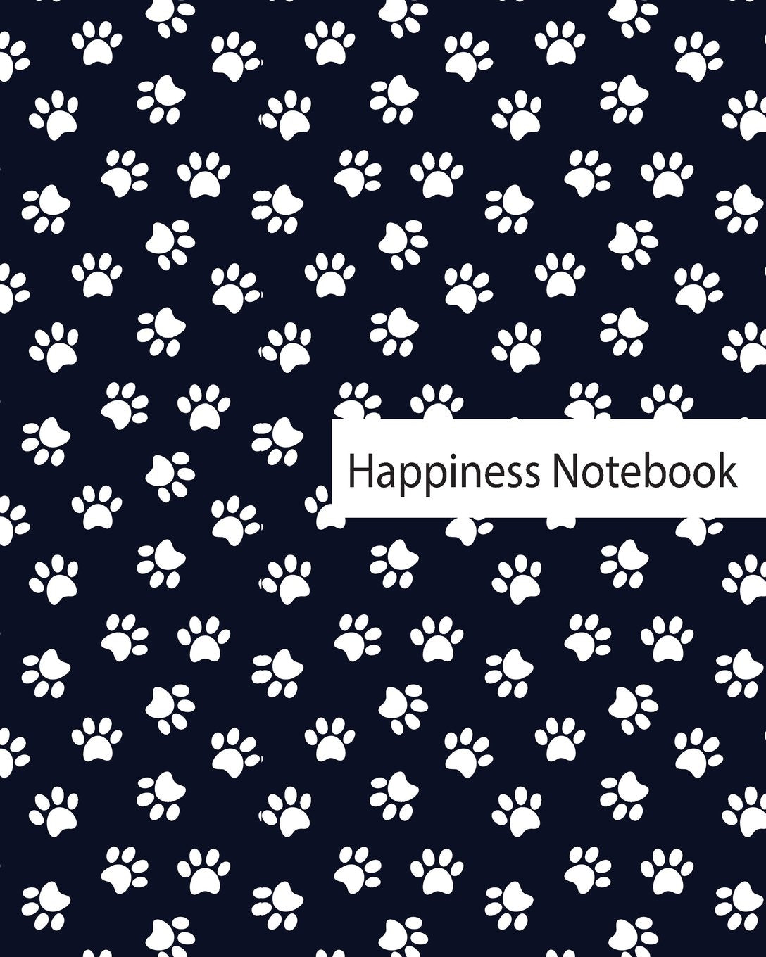 Happiness Notebook: Pew Cat/Dot Grid / Size 8x10 inch / 120 pages / Soft Cover / Matte (Pew Series, Band 2) Lifestyle