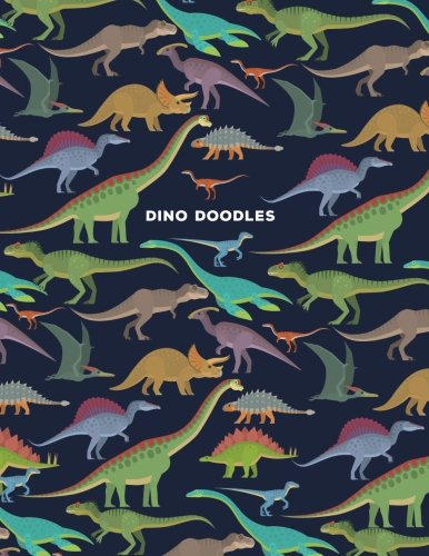 Dino Doodles: Blank Dinosaur Notebook (Drawing Pad Sketch Book) (8.5 x 11 Large) Books