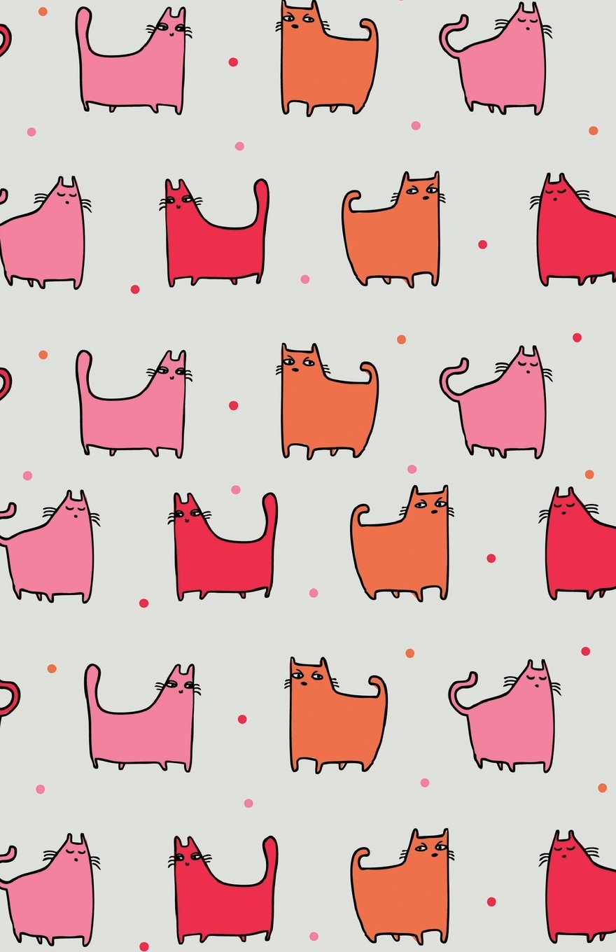 Journal Notebook For Cat Lovers - Funny Cat Pattern Sunset Strip: Blank Journal To Write In, Unlined For Journaling, Writing, Planning and Doodling, ... Carry Size (Blank Journal Notebook, Band 27) Self-help