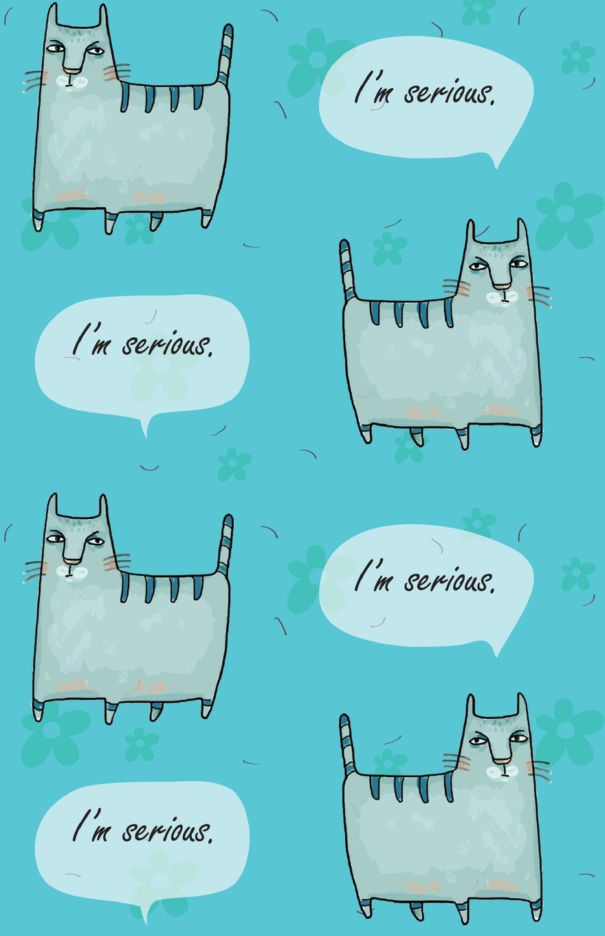 Journal Notebook For Cat Lovers - I'm Serious: Blank Journal To Write In, Unlined For Journaling, Writing, Planning and Doodling, For Women, Men, ... Carry Size (Blank Journal Notebook, Band 30) Self-help