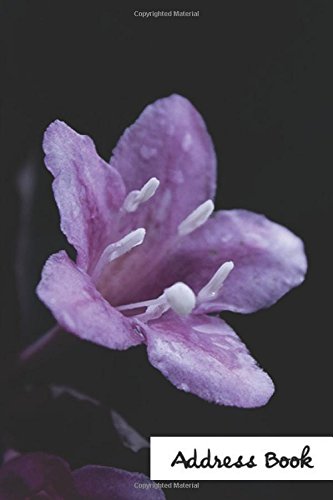 Address Book.: Glossy And Soft Cover, Large Print, Font, 6" x 9" For Contacts, Addresses, Phone Numbers, Emails, Birthday And More. (Address Book Flower Edition.) Self-help