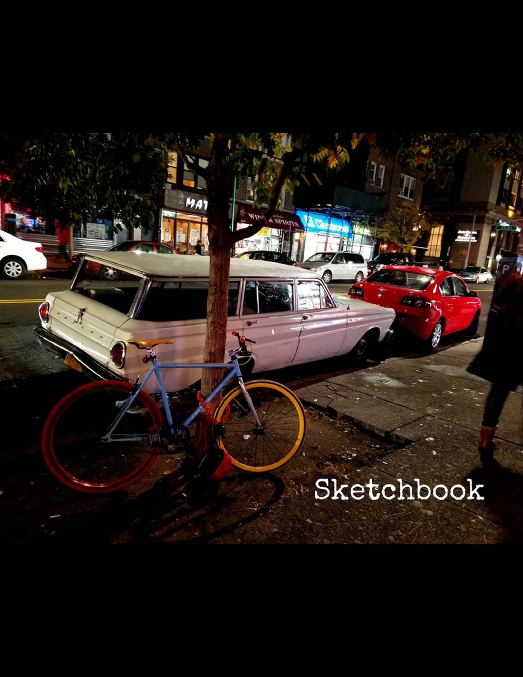 Sketchbook: 8.5 x 11 Large Sketchbook, “Parked” Soft Matte finish cover, Drawing Book, Blank Writing Book, Legal Size Notebook, A4 Sketch Pad, Bound ... pages with No Lines (New York Shots, Band 7) Media & Communication