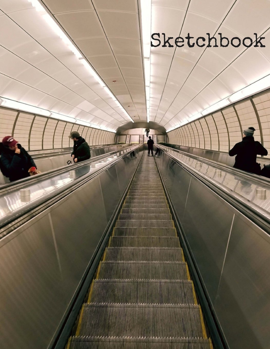 Sketchbook: 8.5 x 11 Large Sketchbook, “Underground Escalator” Soft Matte finish cover, Drawing Book, Blank Writing Book, Legal Size Notebook, A4 ... pages with No Lines (New York Shots, Band 10) Media & Communication