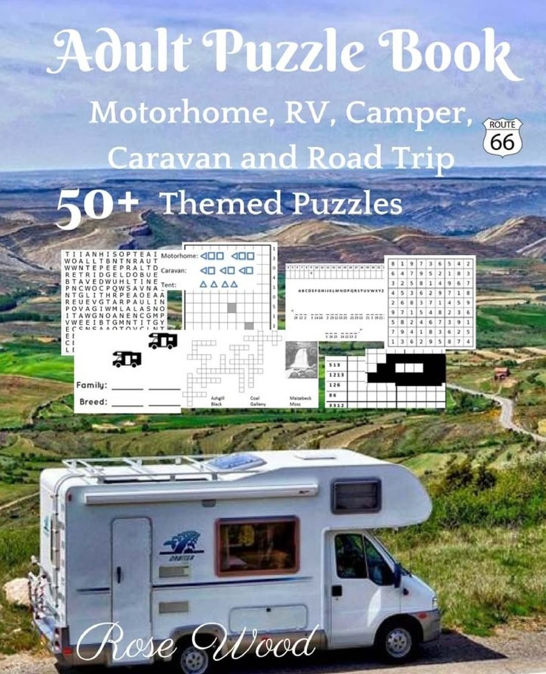 Adult Puzzle Book: 50+ Motorhome, RV, Camper, Caravan and Road Trip Themed Puzzles (Motorhome, RV, Camper, Caravan and Road Trip Puzzles, Band 1) Leisure & Fun