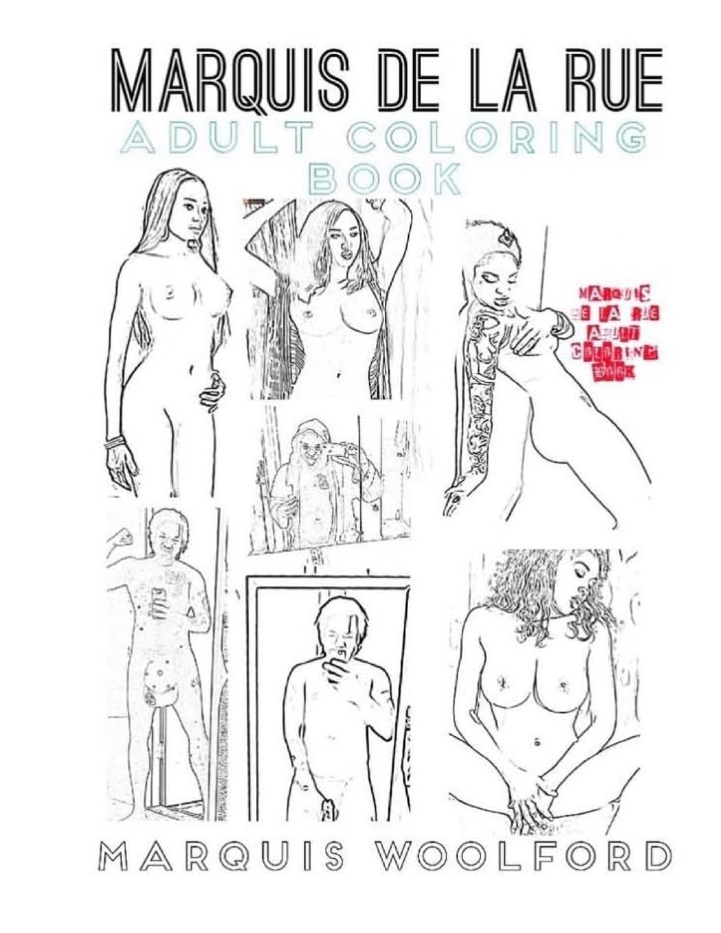 Marquis De La Rue Adult Coloring Book Film, Art & Culture