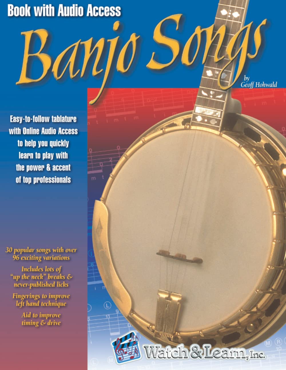 Banjo Songs Book with Audio Access Sheet Music