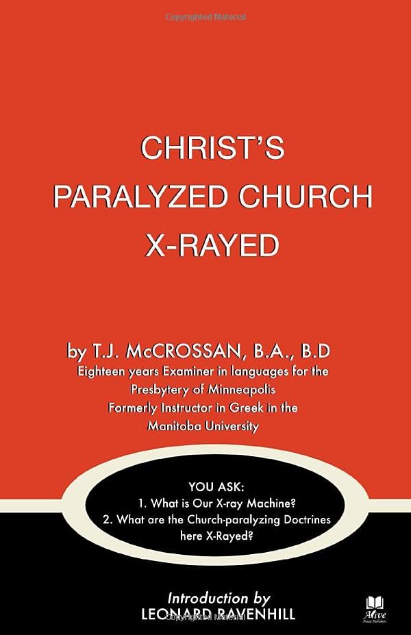Christ's Paralyzed Church X-Rayed Religion & Esotericism