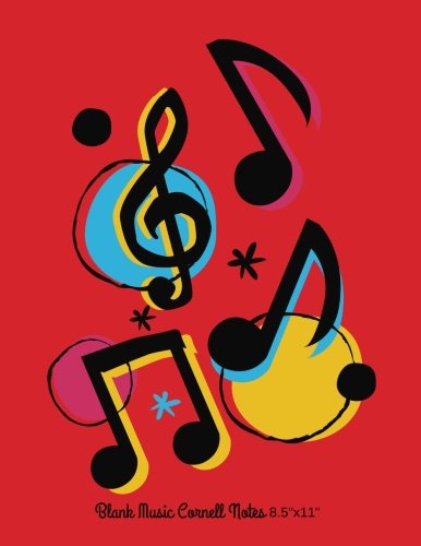 Blank Music Cornell Notes 8.5"x11": Music Sheets, Pages, Notes Taking System Manuscript, Staff Paper, 12 Staves Per Pages with 5 Lines, Music ... A4 Size (Cornell Music Notebook, Band 39) Arts & Music