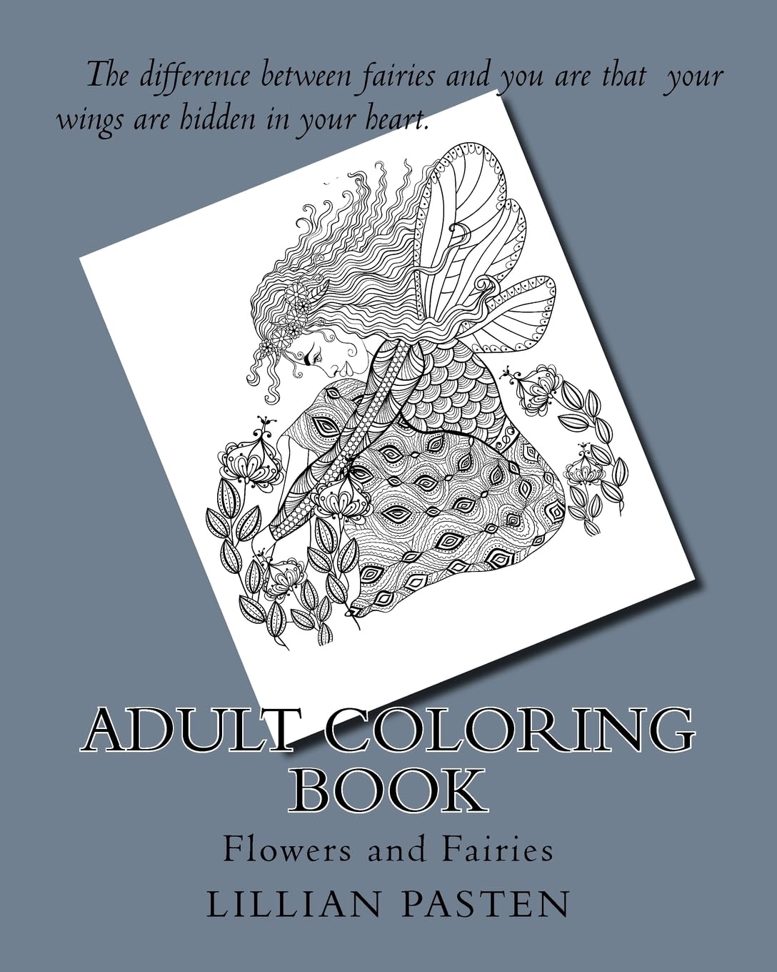 Adult Coloring Book: Flowers and Fairies Hobbies & Crafts